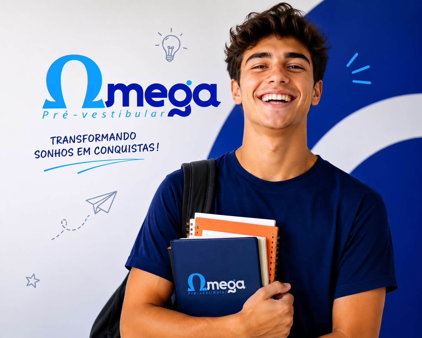 Estudantes do Ômega Pré-Vestibular